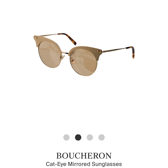 Boucheron BC0039S 002 Gold/Brown Lens 52mm Sunglasses beautiful sunglasses new - Picture 2 of 11